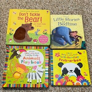 Usborne Touchy-Feely Learning Books Set